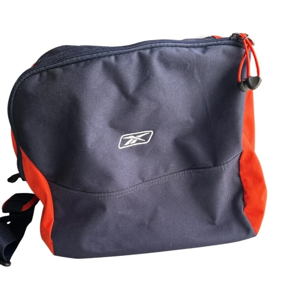 Reebok NFL Super Bowl XLI Large Duffel Bag Navy & Orange With Shoulder Strap